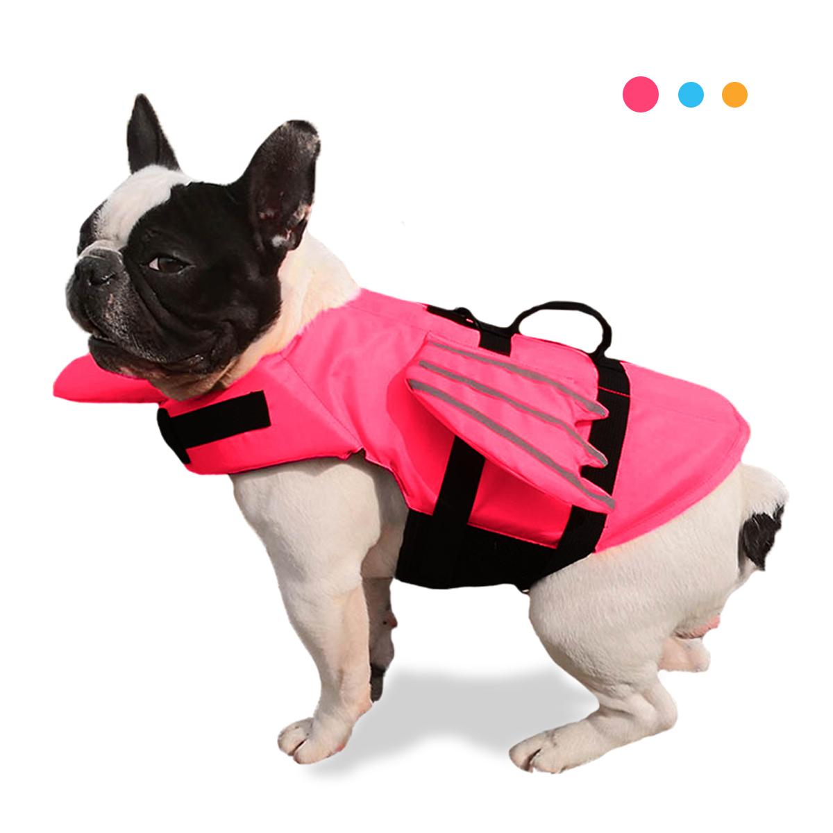Dog Life Jacket Vest Buoyancy Handle - Chaleco Salvavidas para Perros, Chaleco de