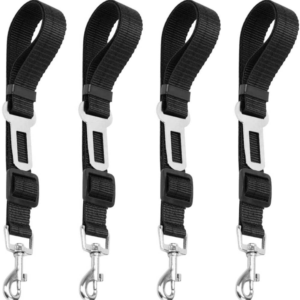 Dog Seat Belt Harness Safety Tether - Cinturón de seguridad ajustable para perros,