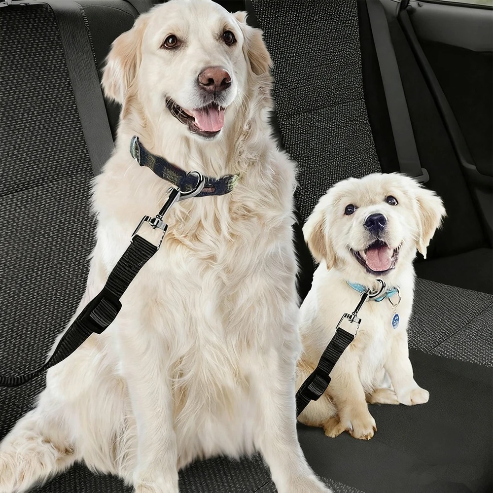 Dog Seat Belt Harness Safety Tether - 1 pieza de correa de seguridad