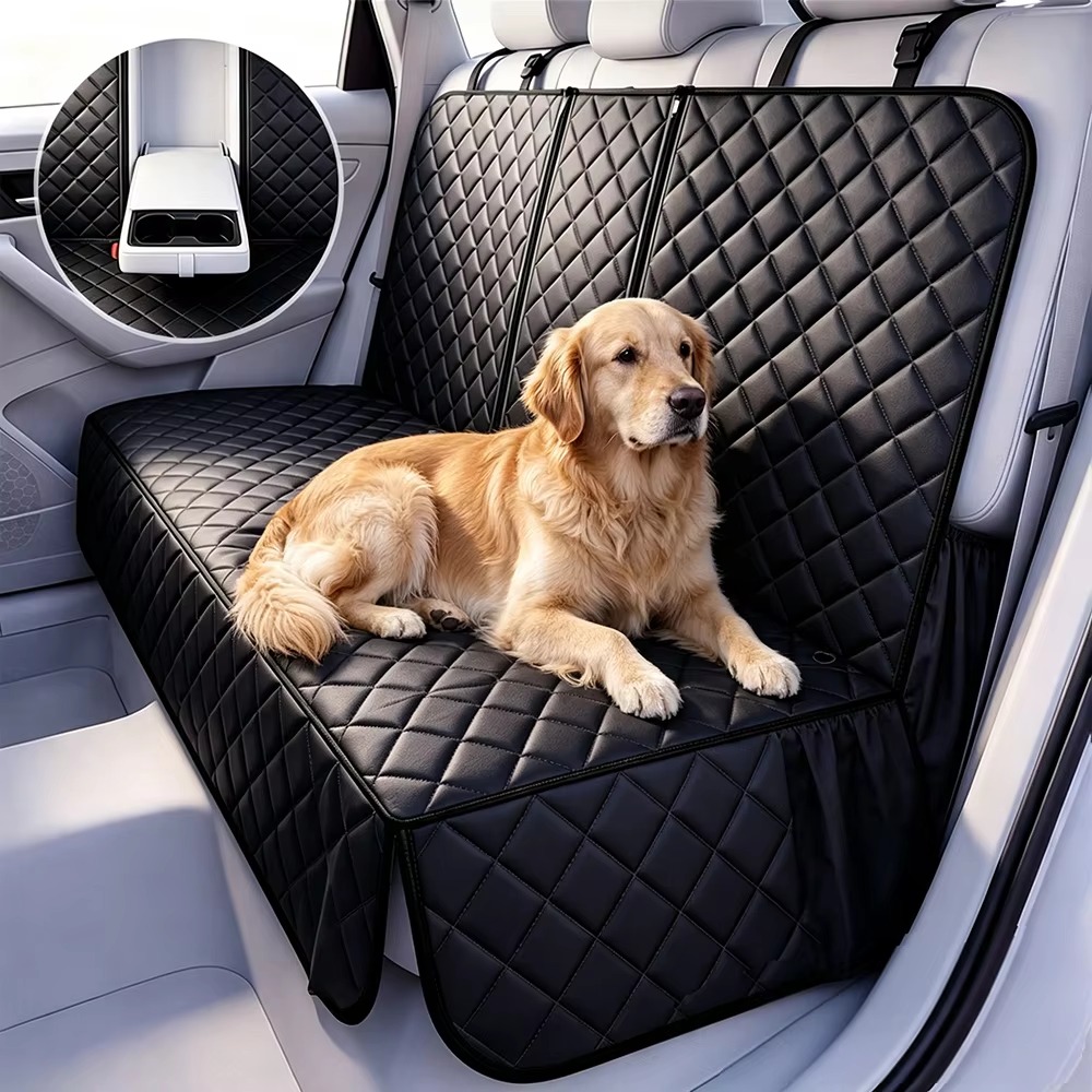 Dog Car Seat Cover Waterproof Back Seat - Funda Protectora para Asiento Trasero de