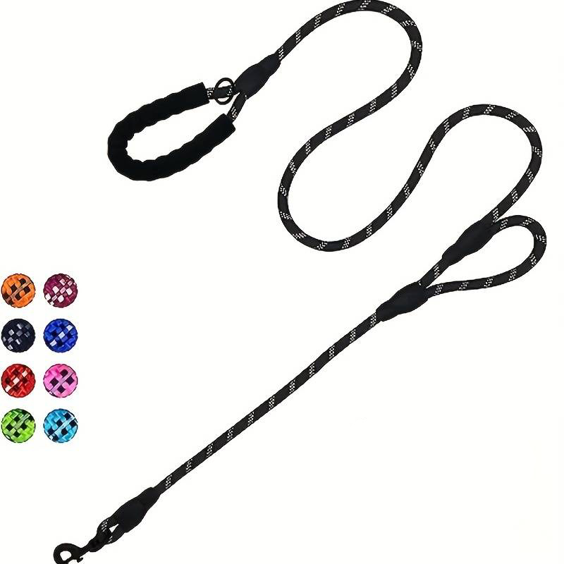 Heavy Duty Dog Leash Rope 6Ft Padded - Correa para perro con cuerda para