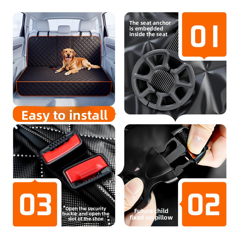 Alfombrilla de Aislamiento par - Dog Car Seat Cover Waterproof Back Seat reseña y precio
