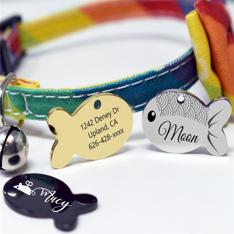 Placa de identificación para g - Reflective Dog Collar Personalized Engraved reseña y precio