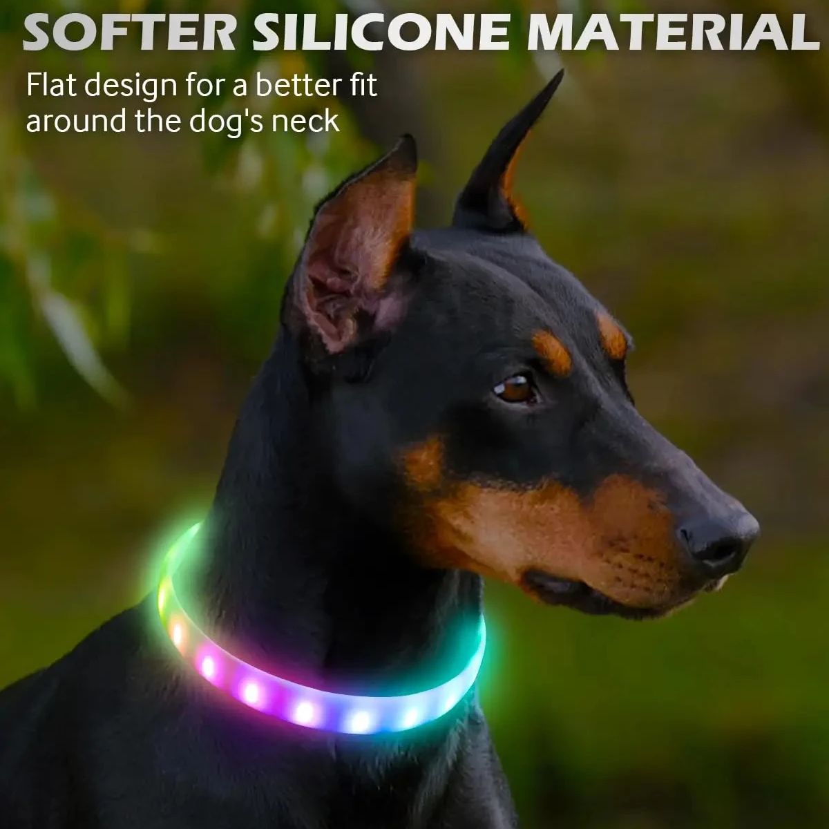 Collar brillante recargable po - Led Dog Collar Glowing Rechargeable Usb reseña y precio