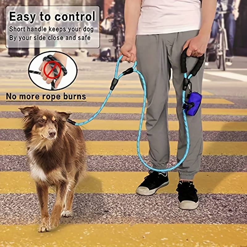 Correa de cuerda para perros d - Heavy Duty Dog Leash Rope 6Ft Padded reseña y precio