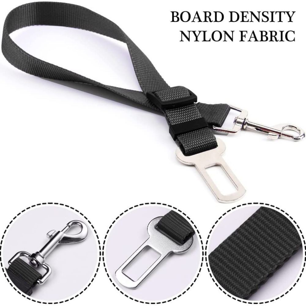 Cinturón de seguridad ajustabl - Dog Seat Belt Harness Safety Tether reseña y precio