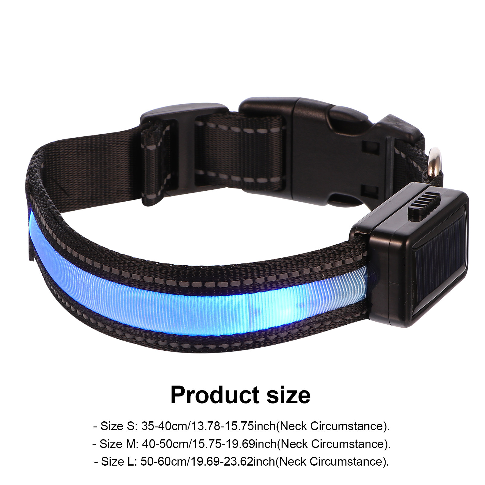 1 juego de collar LED para per - Led Dog Collar Glowing Rechargeable Usb reseña y precio