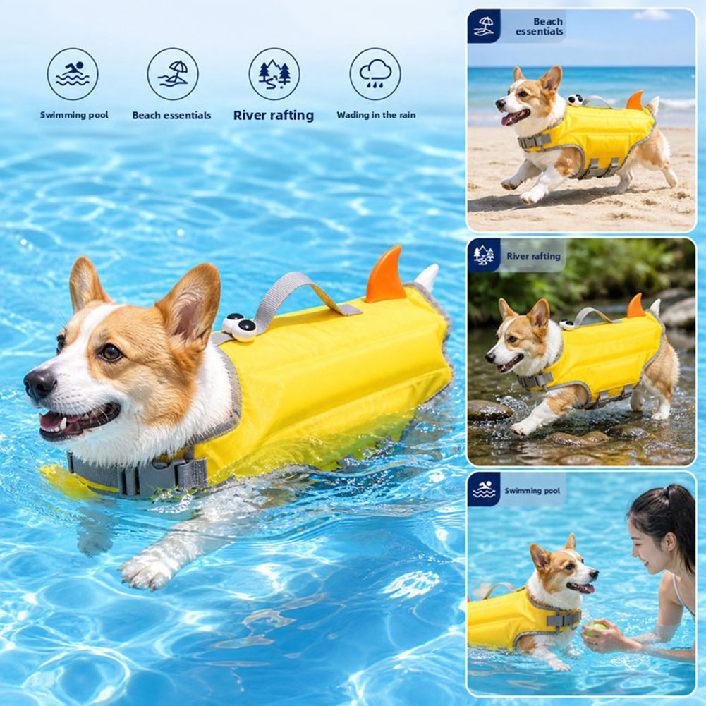 Chalecos salvavidas para perro - Dog Life Jacket Vest Buoyancy Handle reseña y precio
