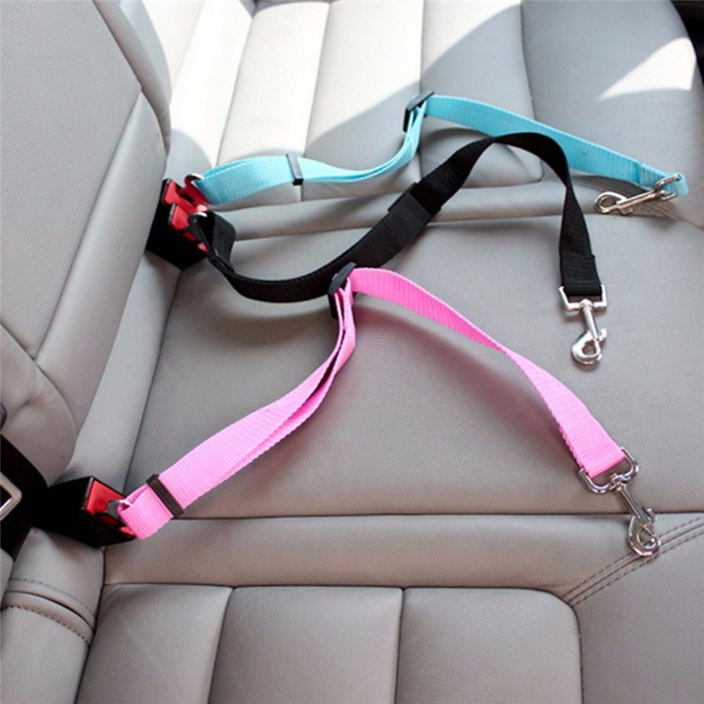 Cinturón de seguridad para per - Dog Seat Belt Harness Safety Tether reseña y precio