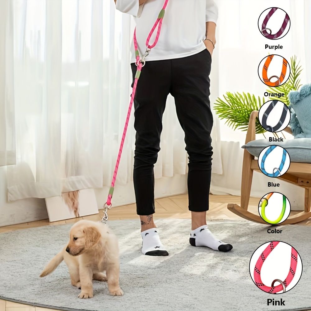 Correa reflectante para perros - Hands Free Dog Running Leash Waist Belt reseña y precio