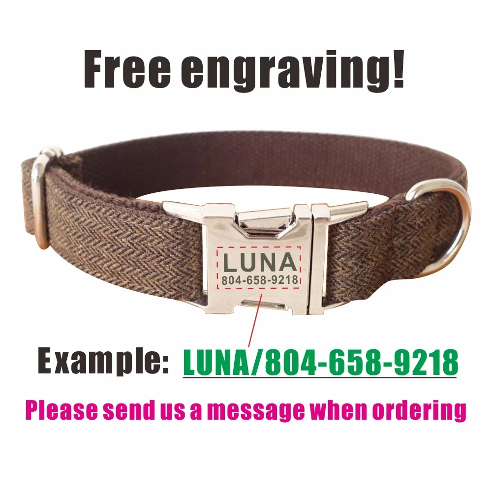 Collar de perro personalizado, - Reflective Dog Collar Personalized Engraved reseña y precio