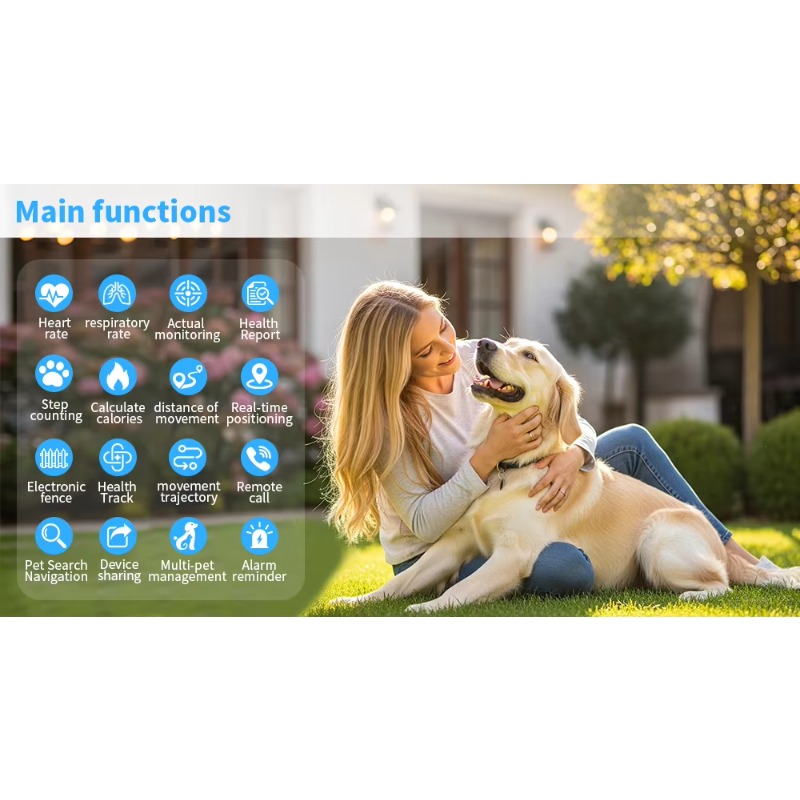 Rastreador GPS para Mascotas Q - Pet Activity Health Monitor Tracker reseña y precio