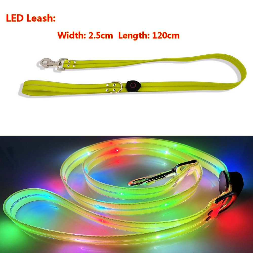 Correa con luz LED para perros - Led Dog Collar Glowing Rechargeable Usb reseña y precio